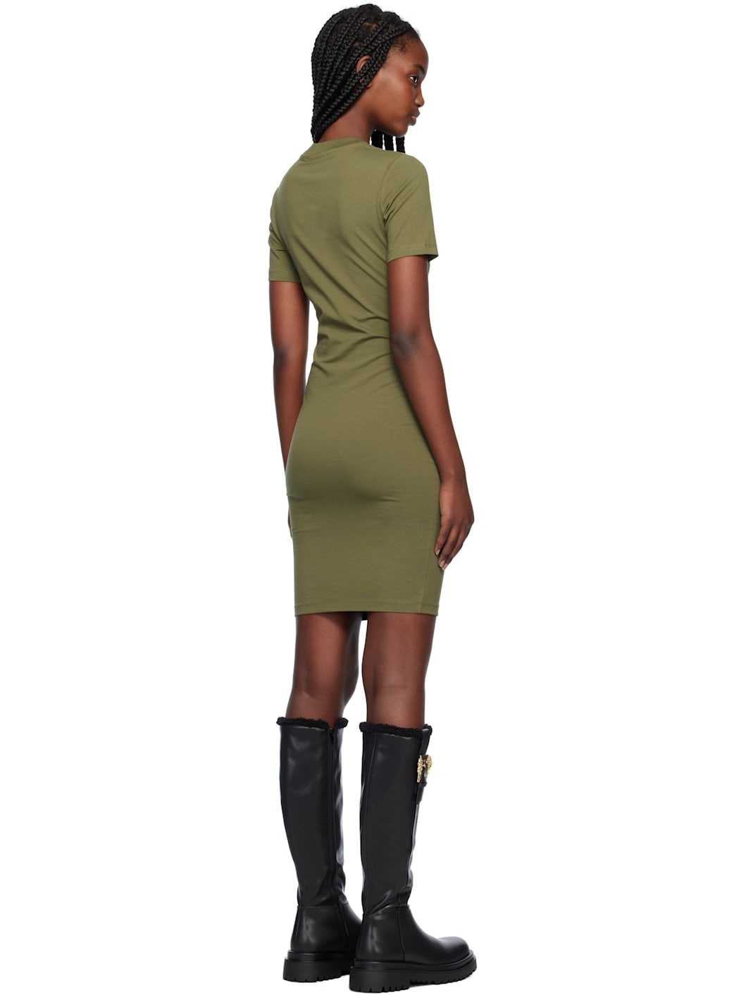 Khaki Vestiti Minidress - 3
