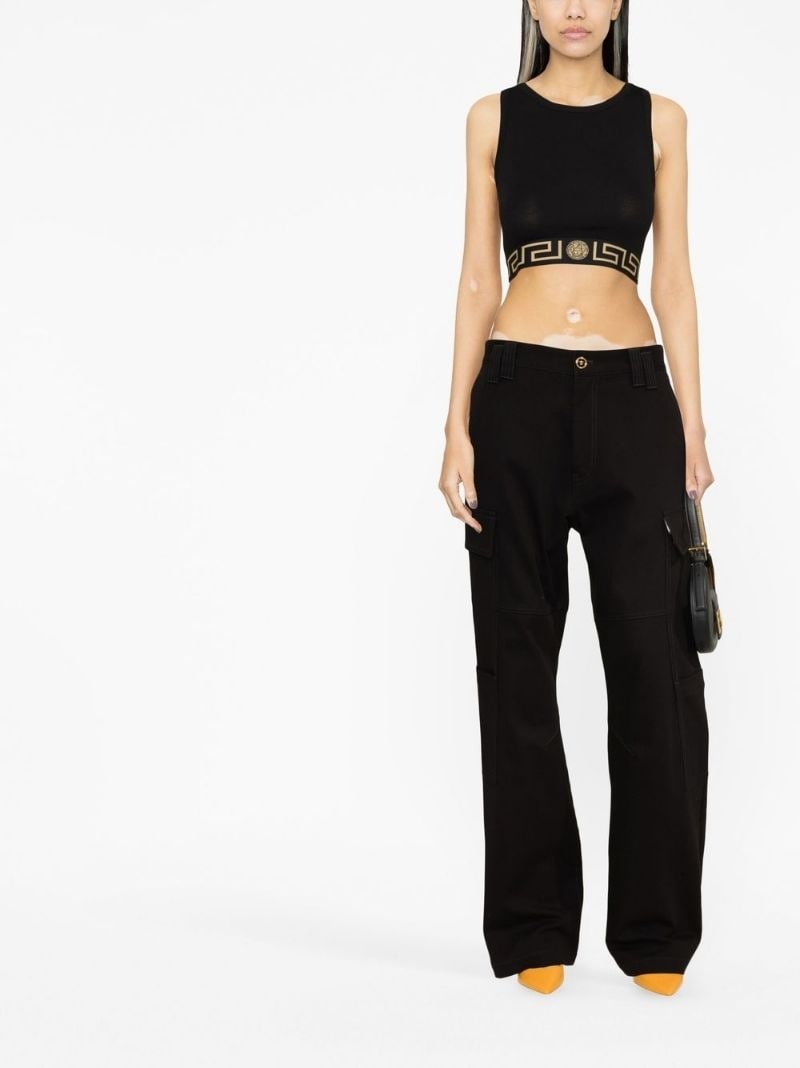 Greca Border crop top - 2