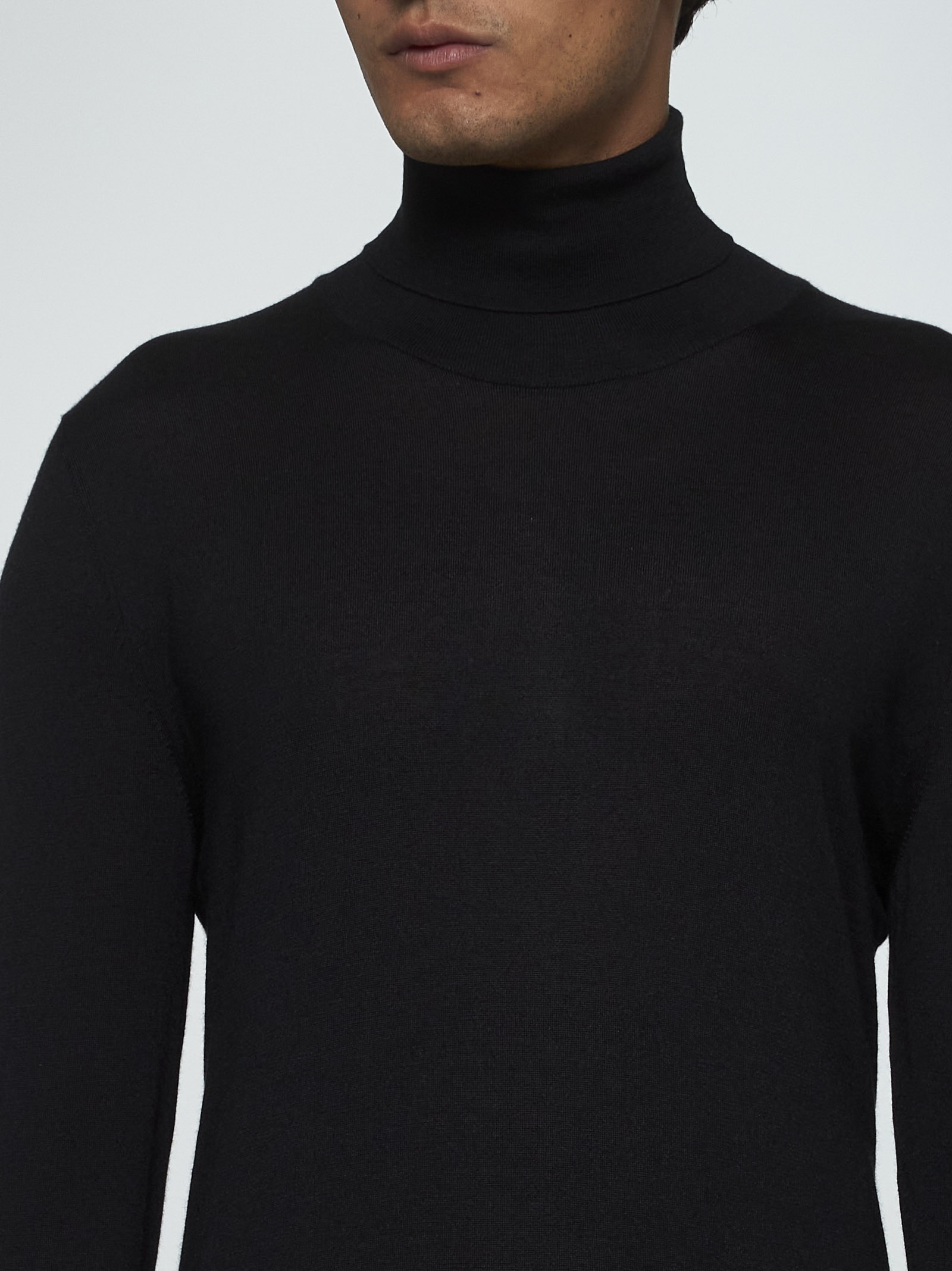 Cashmere and silk turtleneck - 5