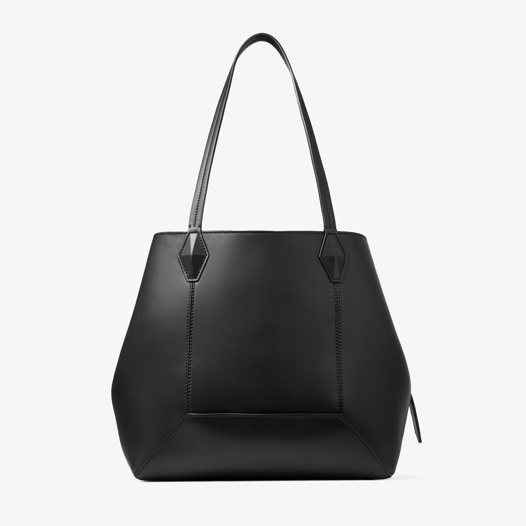 Diamond Tote M
Black Calf Leather Tote Bag - 6