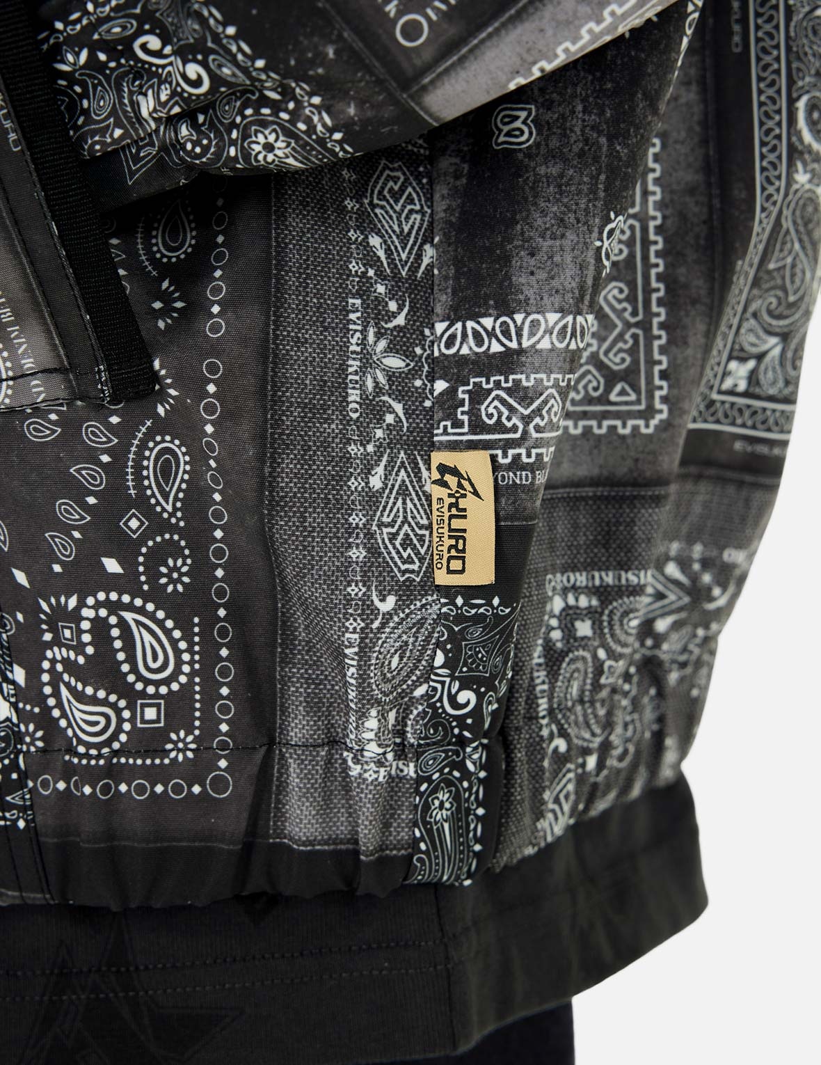 Allover Paisley Print Oversized Coach Jacket - 6