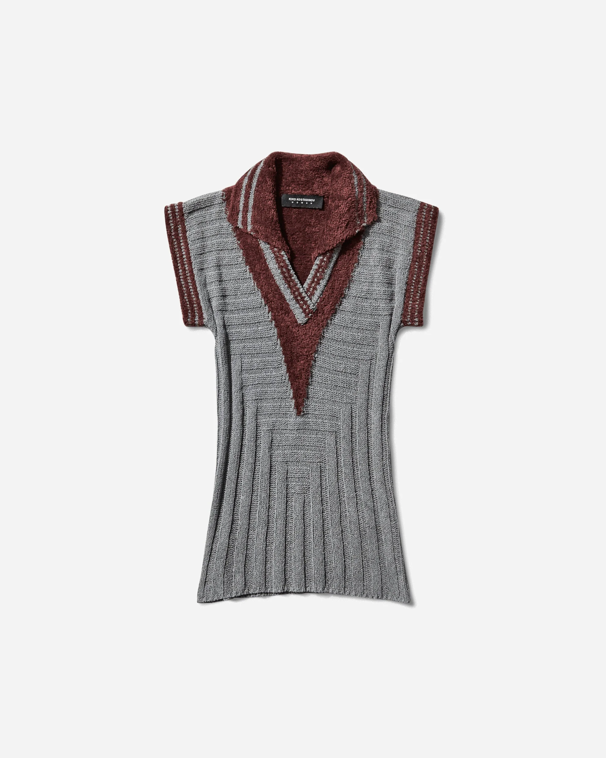 Women's Quimby Sleeveless Polo Speckled Fossil Grey - 1