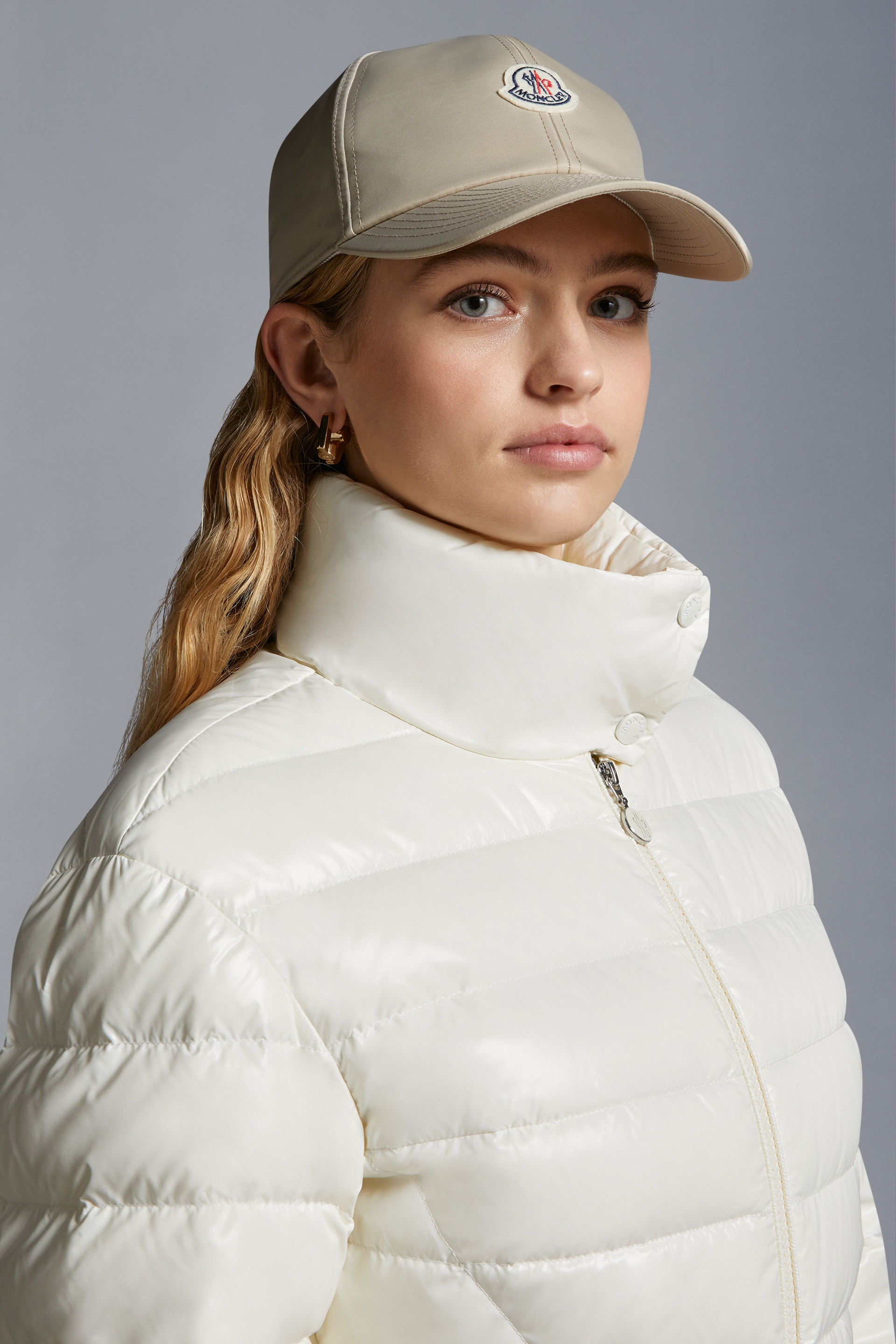 ★【MONCLER】CAPPELLO DA BASEBALL IN SATIN ★サテンキャップ Moncler Satin Baseball Cap | REVERSIBLE