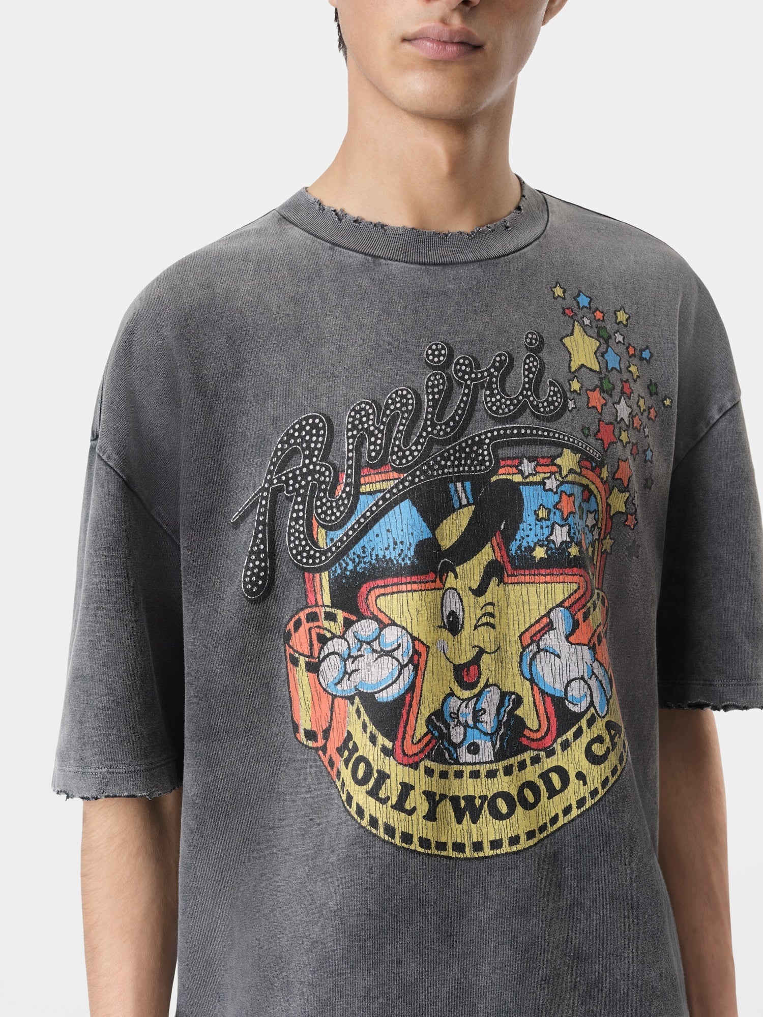 AMIRI MR. HOLLYWOOD OVERSIZED TEE | REVERSIBLE