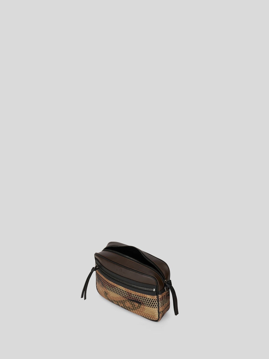 SHOULDER BAG IN MESH WITH PAISLEY PATTERN - 4