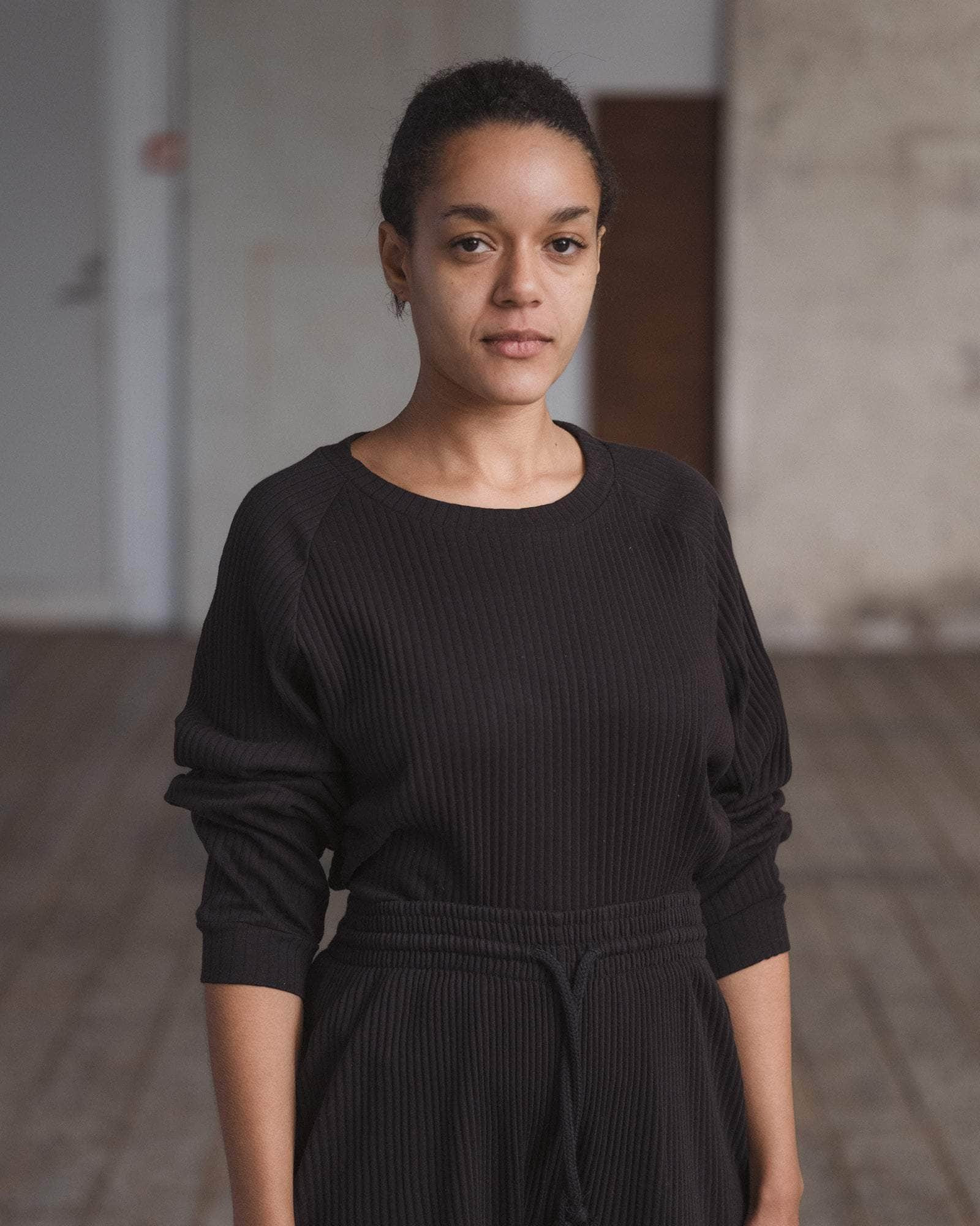 Basic Sweatshirt - Organic Cotton Rib Jersey - 5