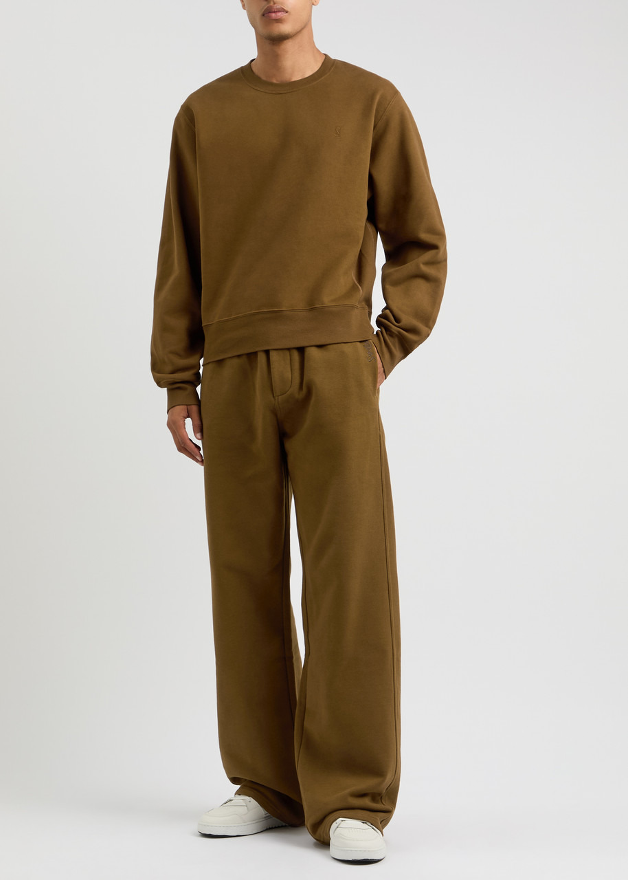 Saint Laurent Logo-embroidered Cotton Sweatshirt - 4
