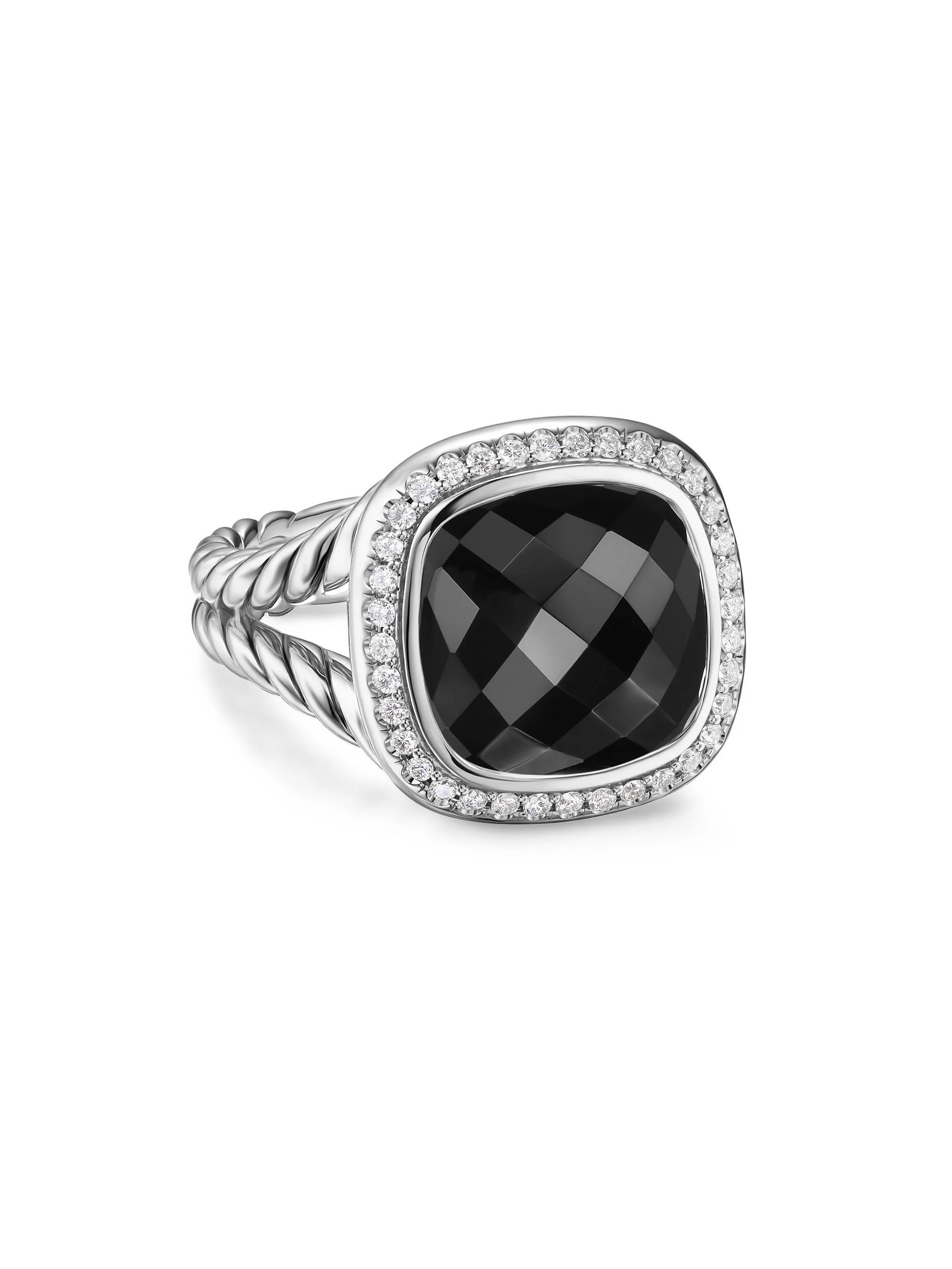 Women's Albion Ring in Sterling Silver - Black Onyx - 1