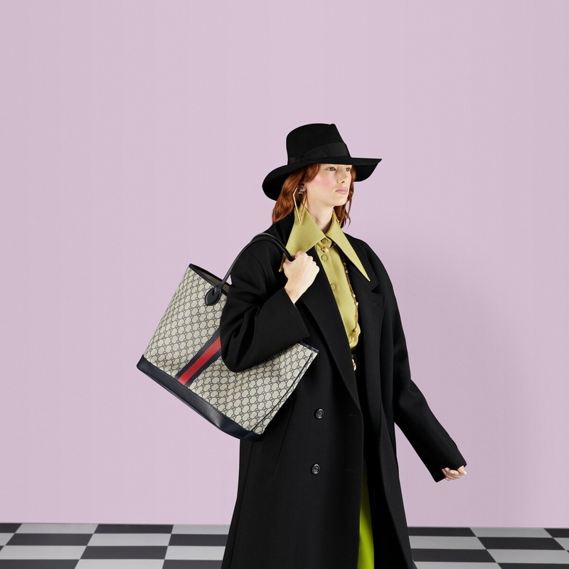 Ophidia GG large tote bag 3