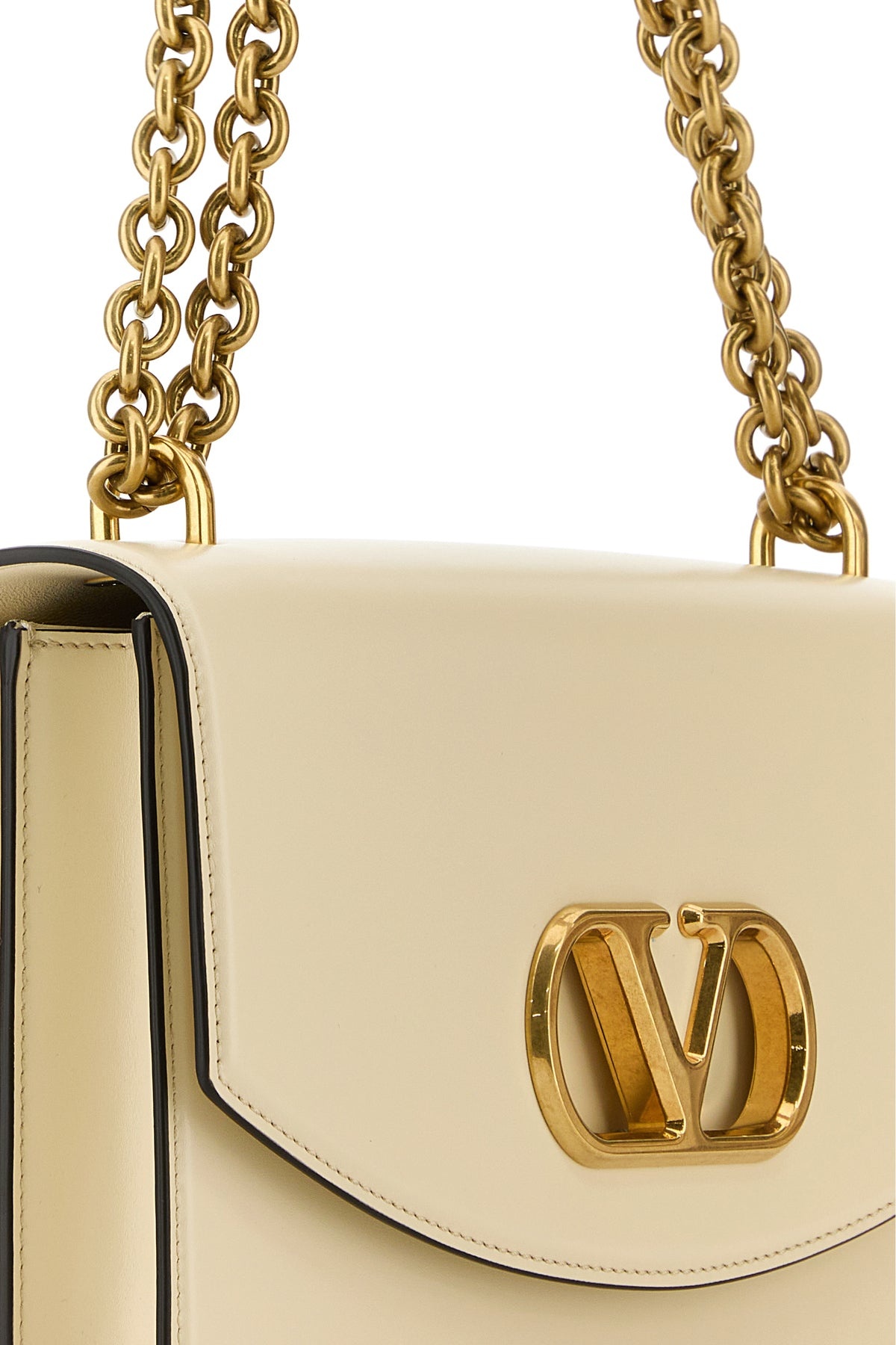 Ivory leather Vain shoulder bag - 4