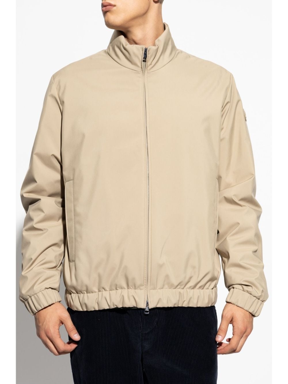 logo-patch jacket - 3
