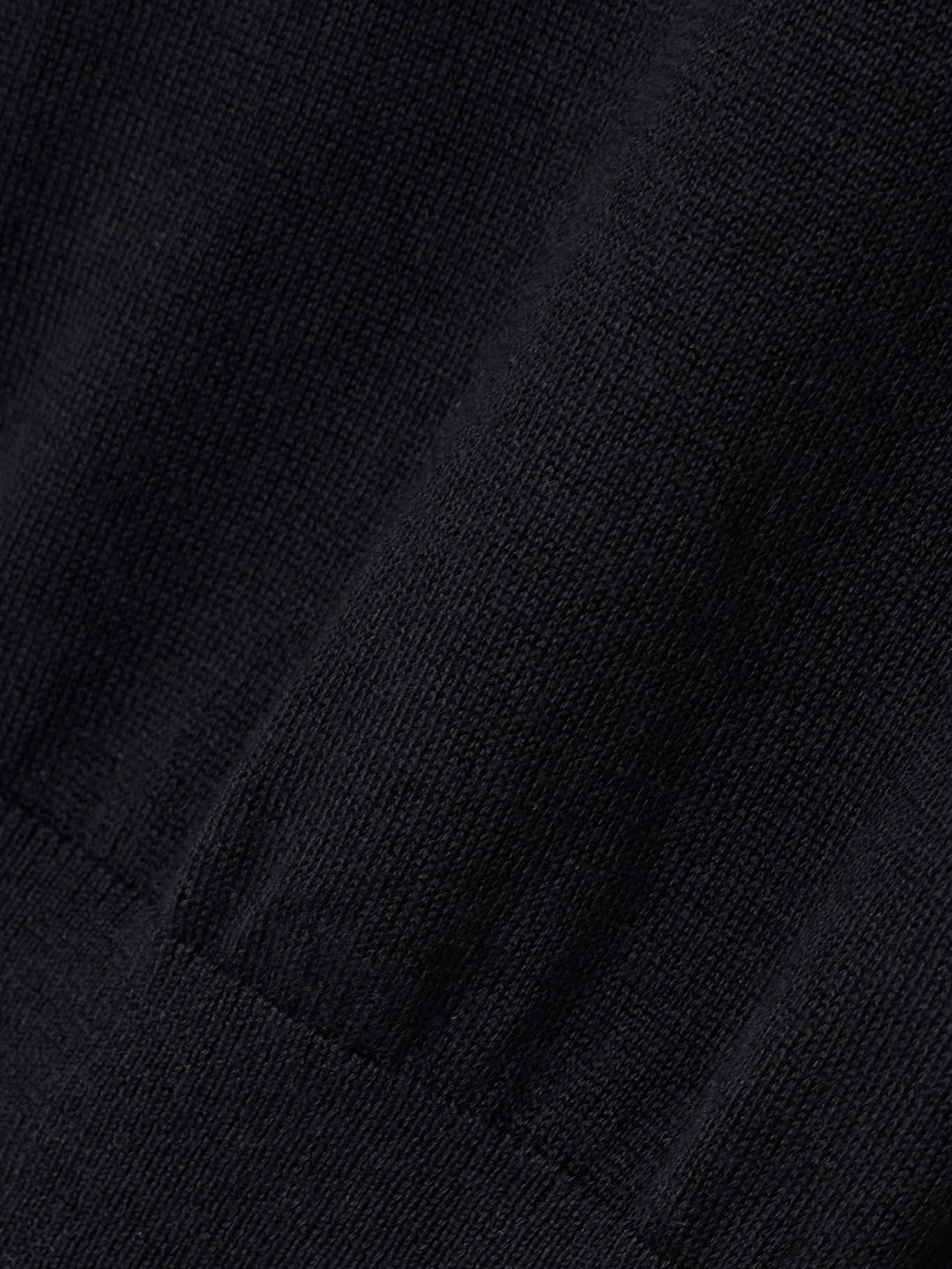 Knitted silk-blend sweater Black - 4