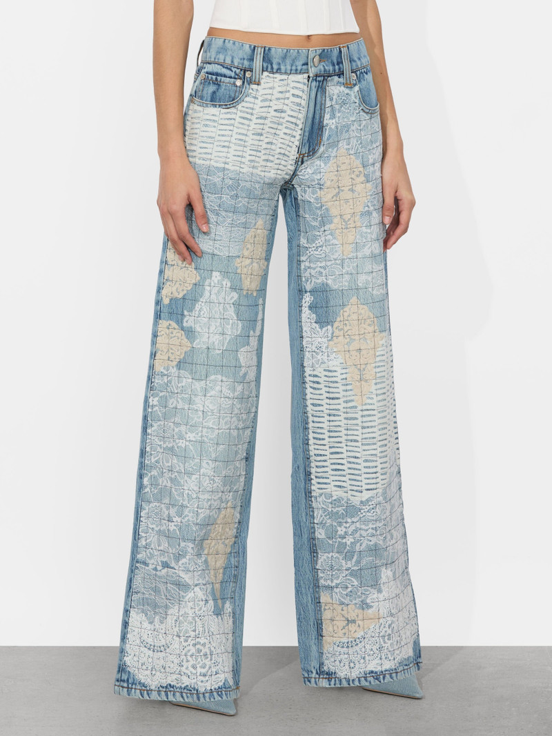 Alice + Olivia TRISH LACE JEAN outlook
