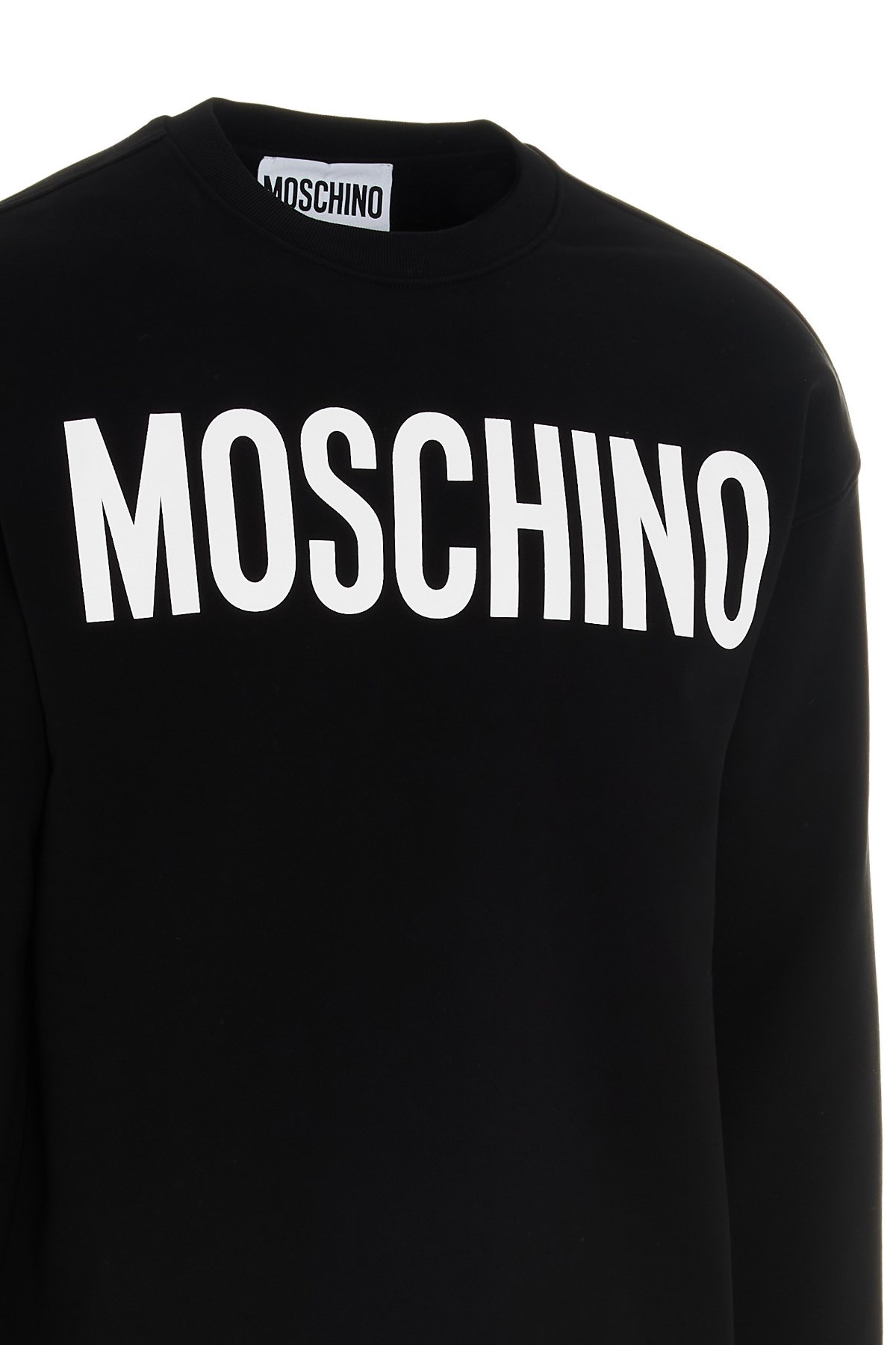 【MODERNIF】Morrisville Lettering Sweatshirt Moschino Lettering logo print sweatshirt | julianfashion