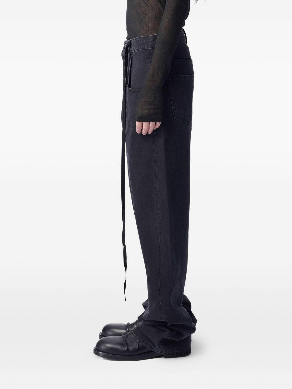 wide-leg high-rise jeans - 3