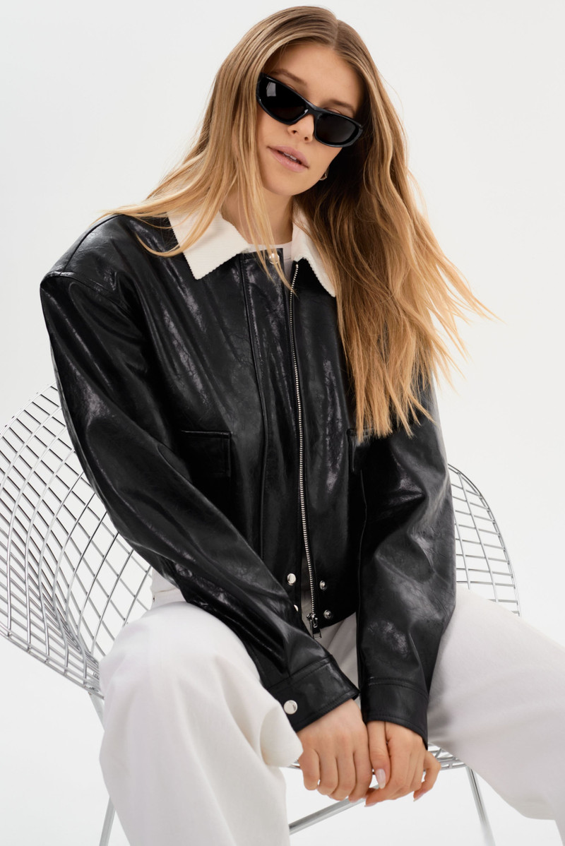 BRAYLIN | Faux Leather Jacket 6