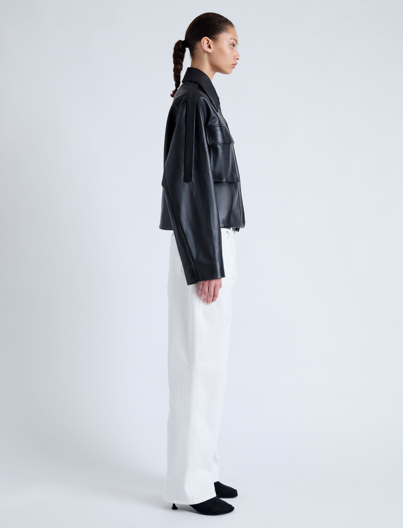 Dylan Jacket in Glossy Leather 4