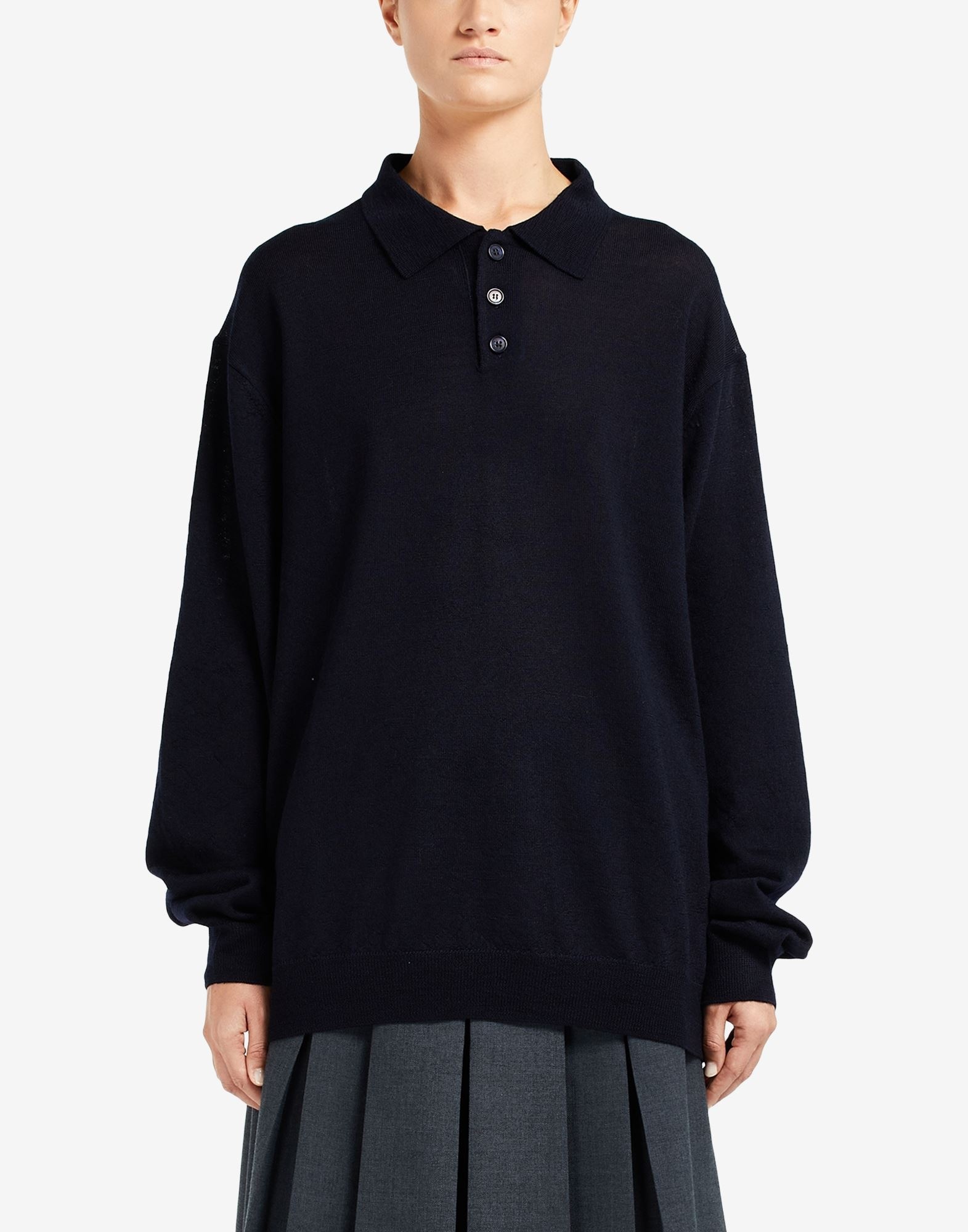 Oversized polo sweater - 5