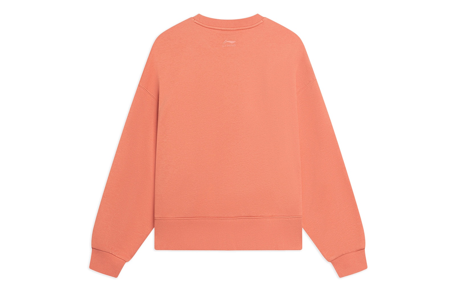 (WMNS) Li-Ning Embroidered Logo Sweatshirt 'Orange' AWDSF70-3 - 2