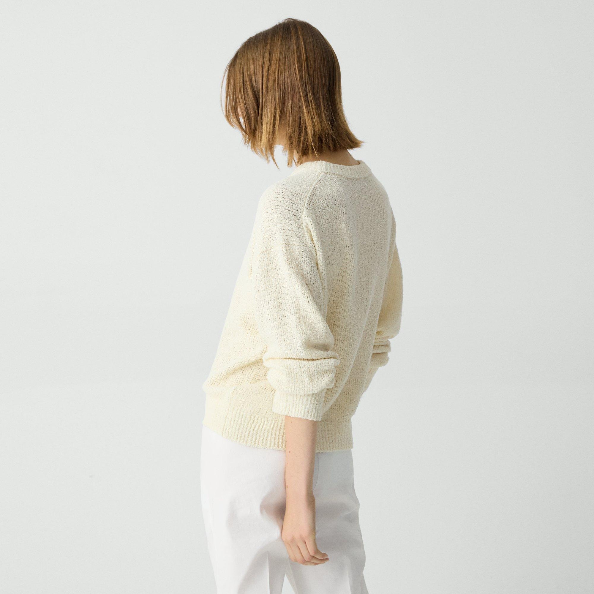 Bouclé Sweatshirt in Cotton-Blend - 4