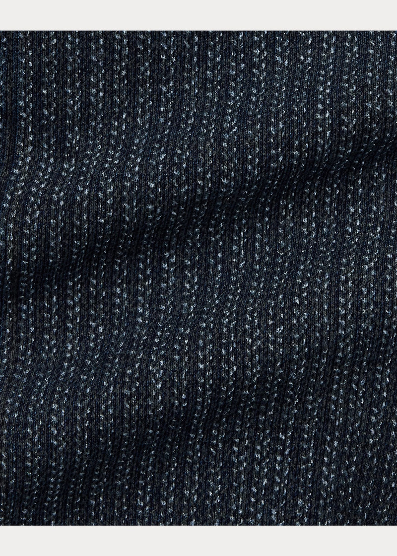 Print Indigo Fleece Vest 5