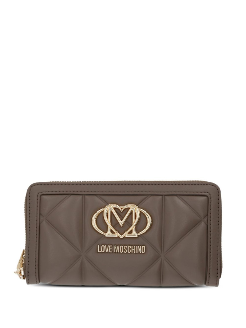 quilted zipped wallet 1