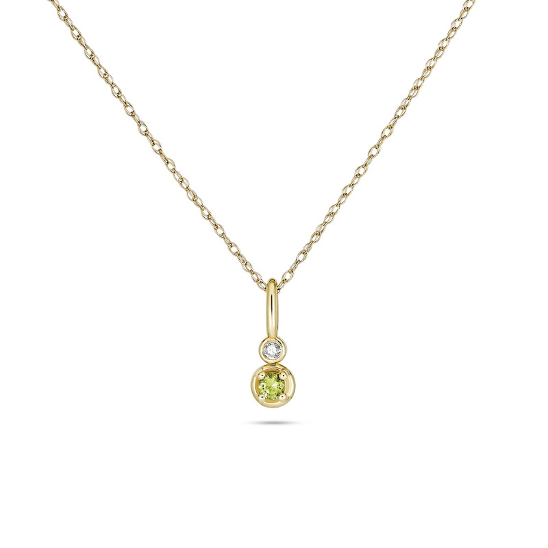 Birthstone Diamond Bonbon Necklace 13