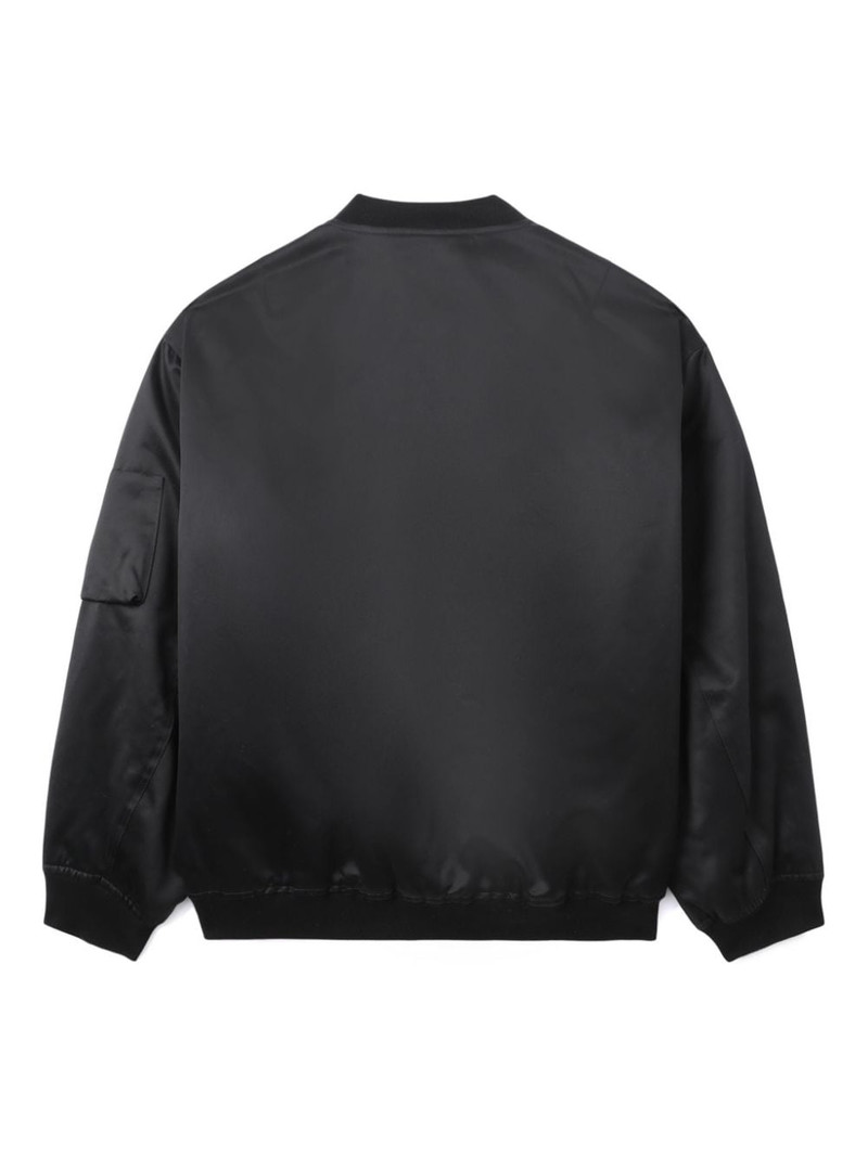 Zipped sleeve bomber jacket 6