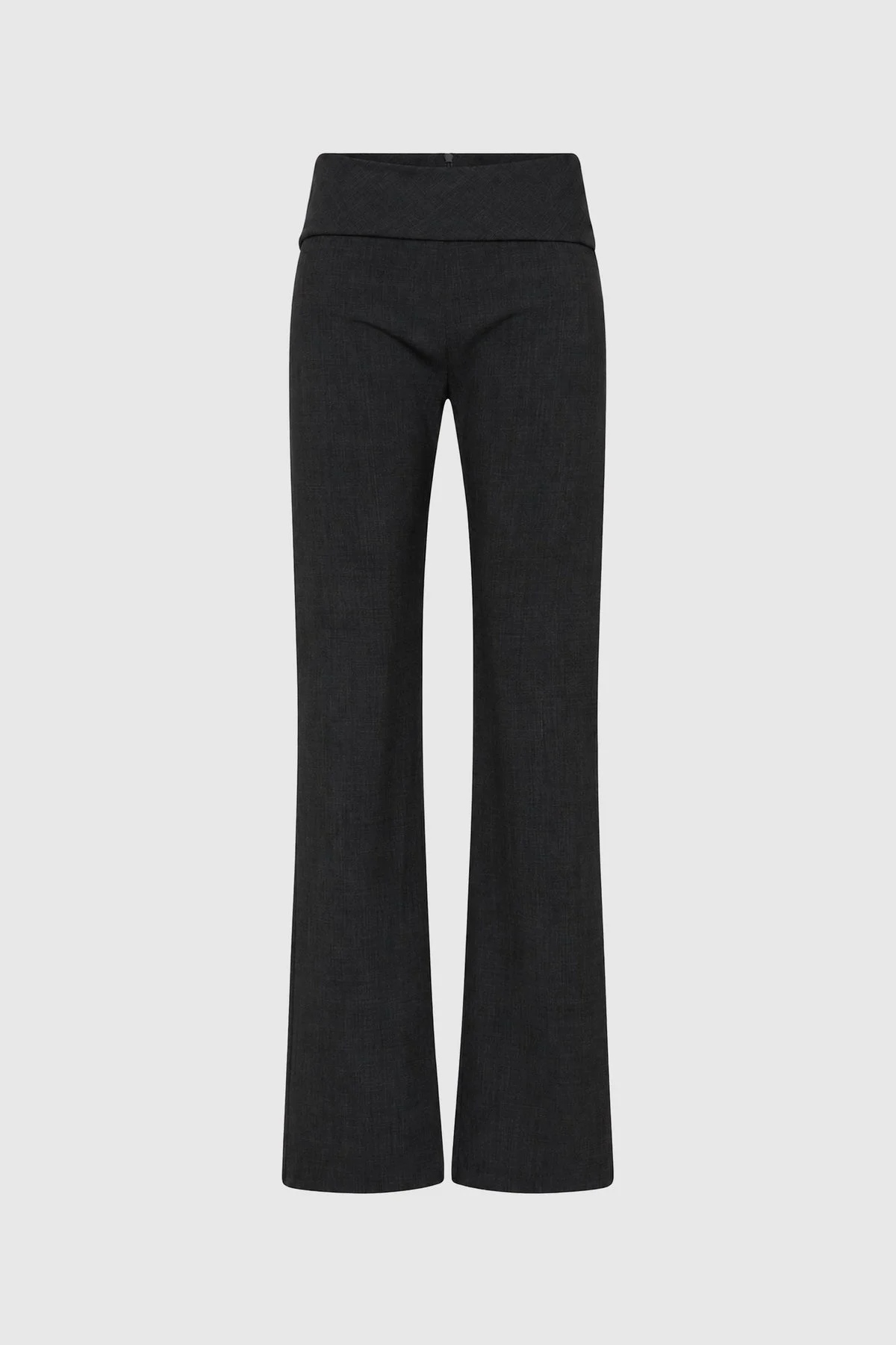 Wool Blend Studio Pants - Dark Graphite - 1