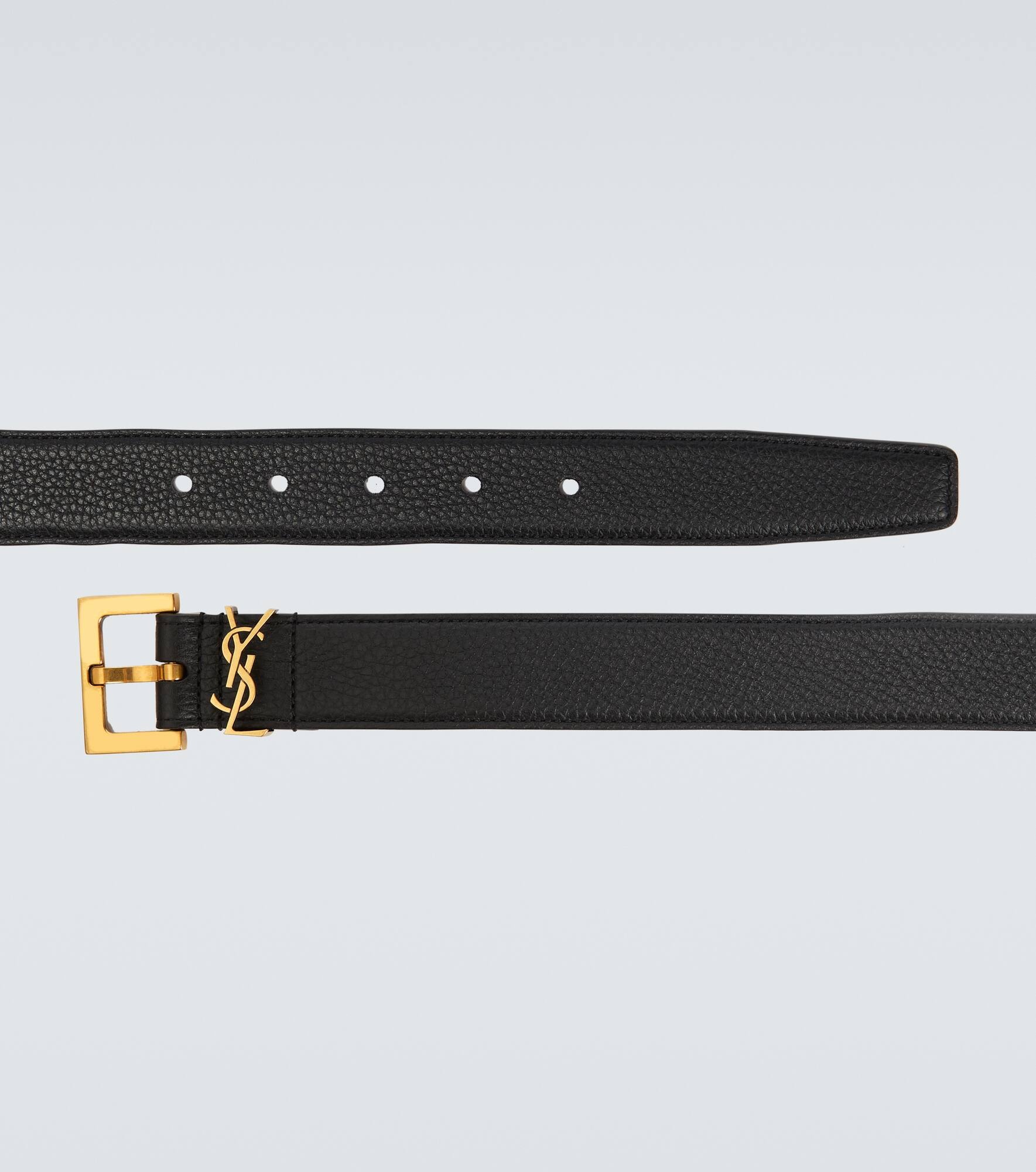 Slim leather belt - 4