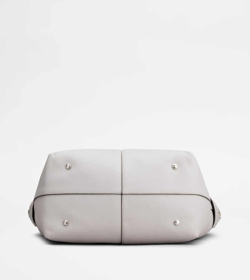 TOD'S DI BAG SWING IN LEATHER MEDIUM - GREY 3