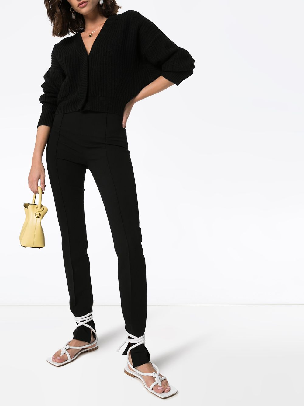 cropped cardigan - 2