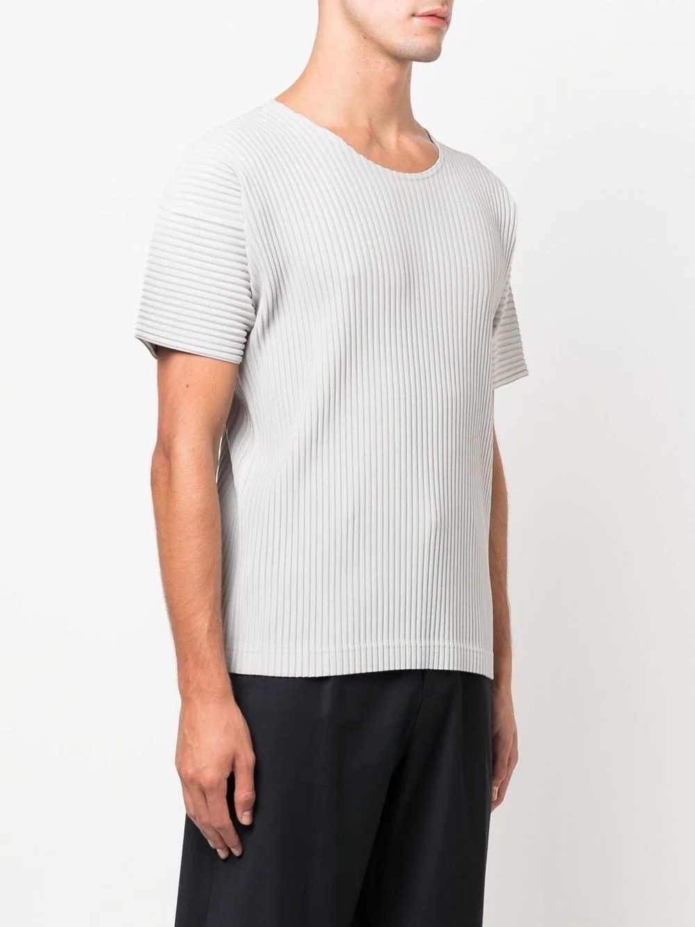 ribbed short-sleeve T-shirt - 3