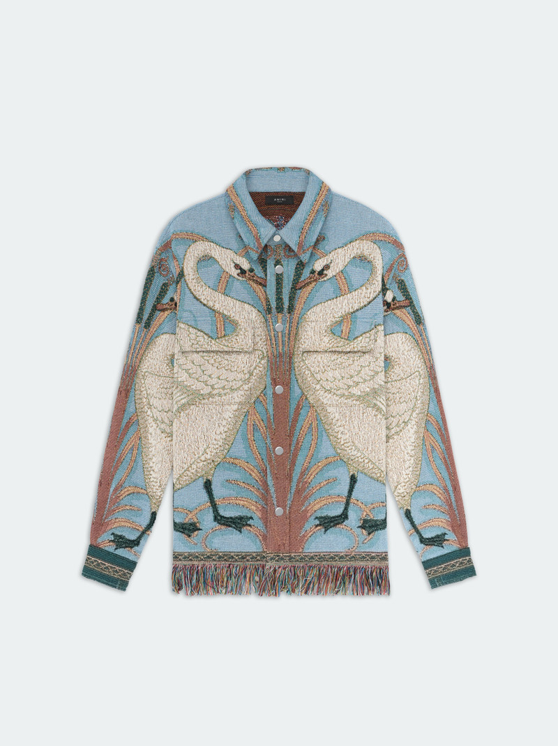 SWAN TAPESTRY OVERSHIRT 1