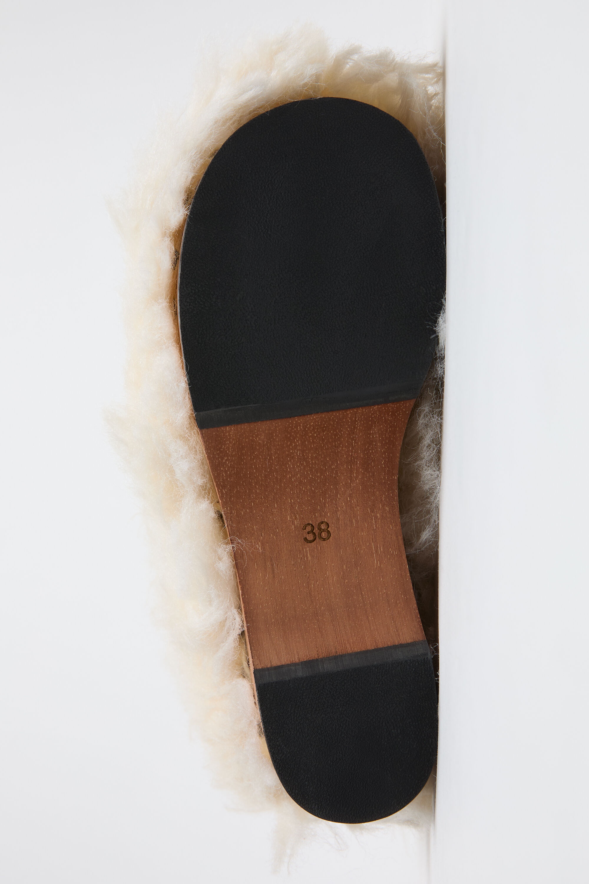 Furry clog boots - Off white - 7