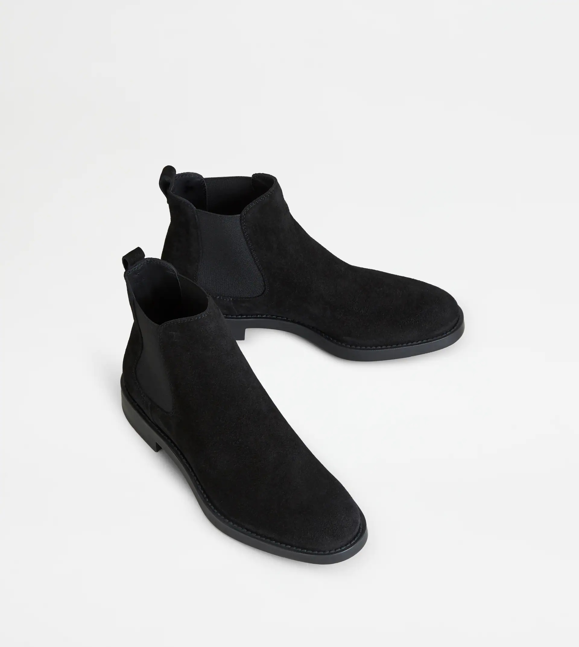 ANKLE BOOTS IN SUEDE - BLACK - 3