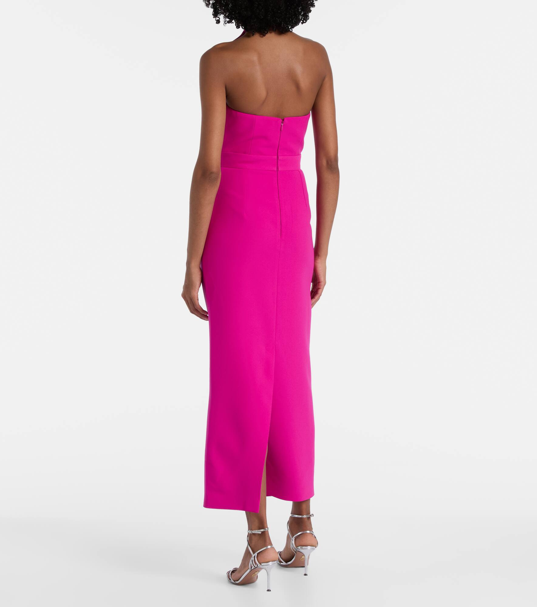 Halterneck maxi dress - 3
