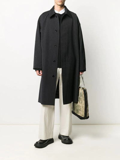 Jil Sander oversize single-breasted coat outlook