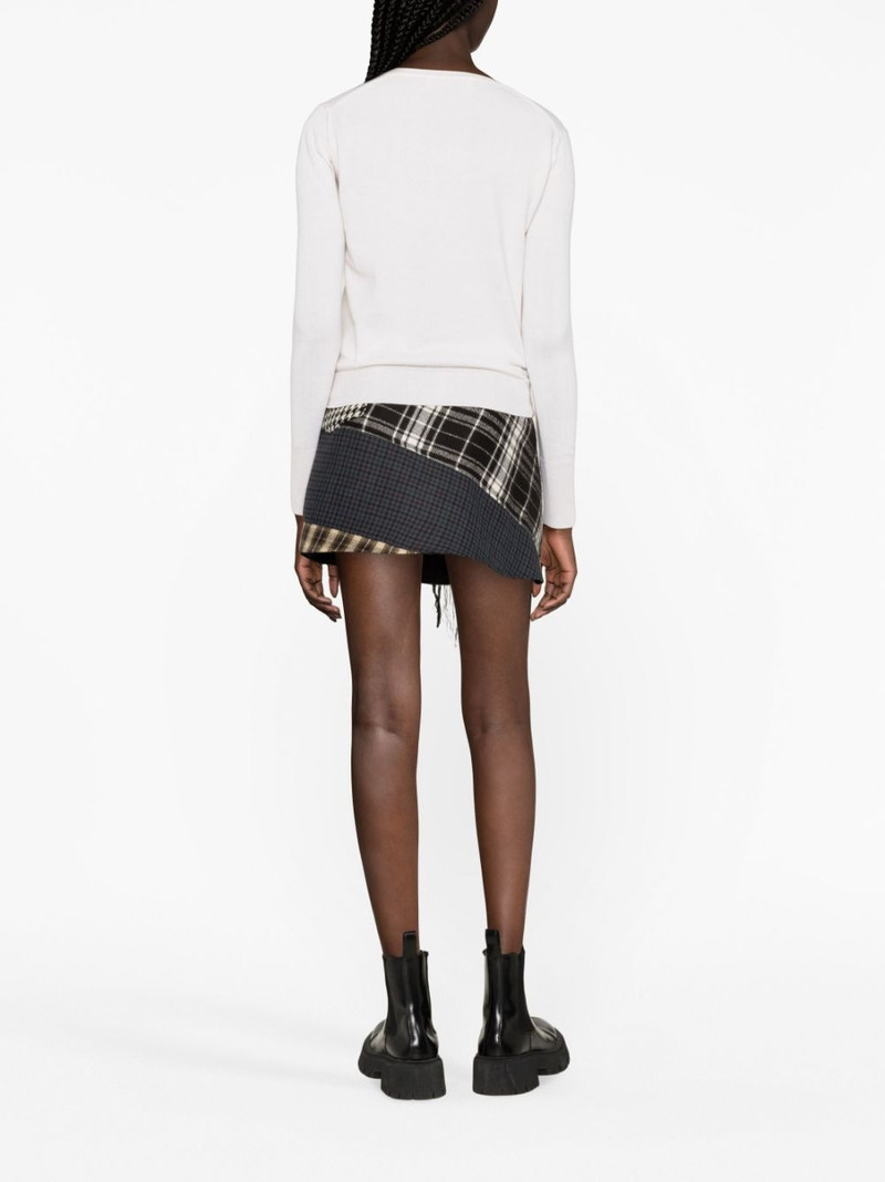 Orb-embroidered cotton-cashmere jumper 4