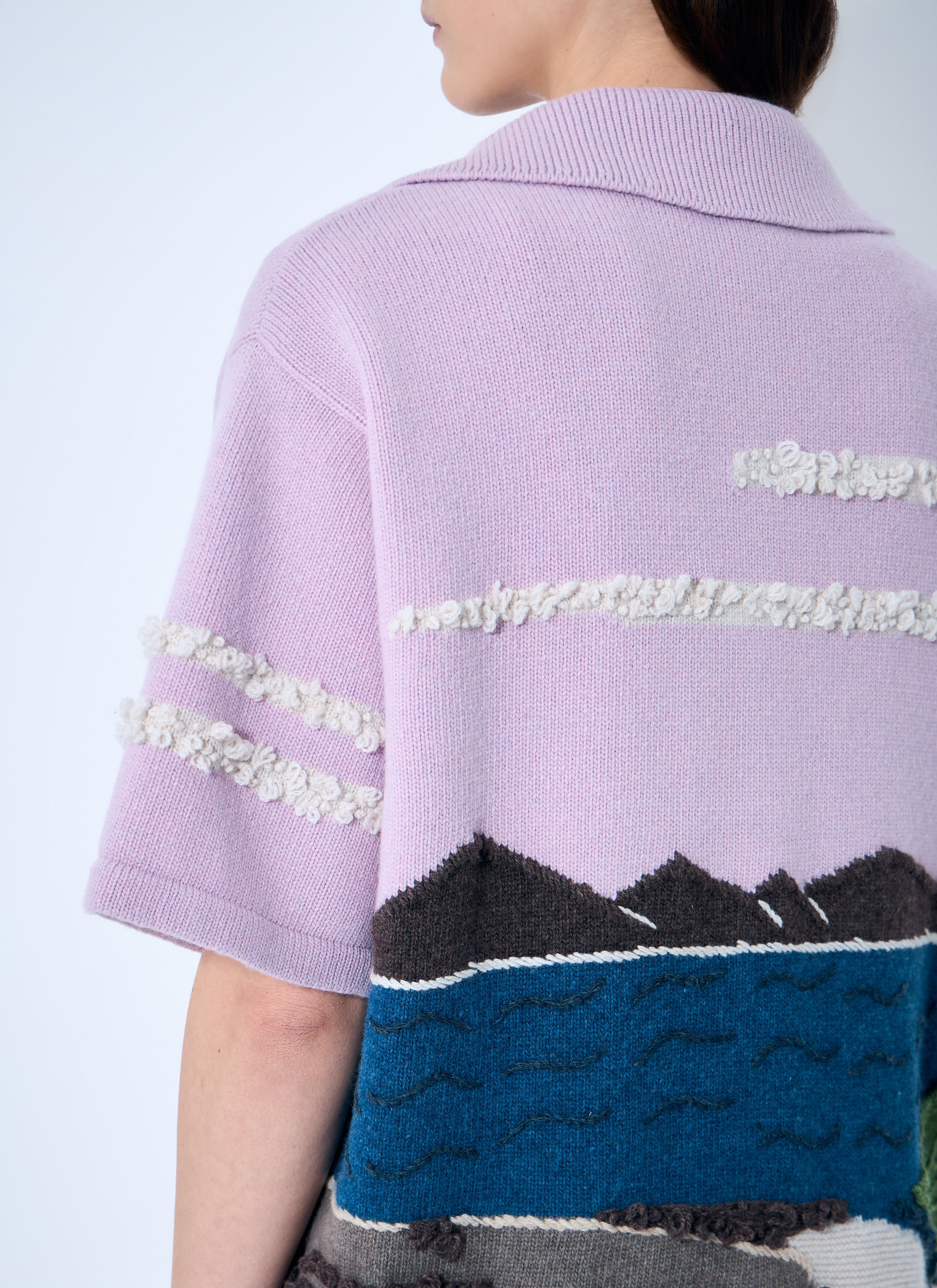 Bottega Veneta Women Intarsia Knit Shirt - 6