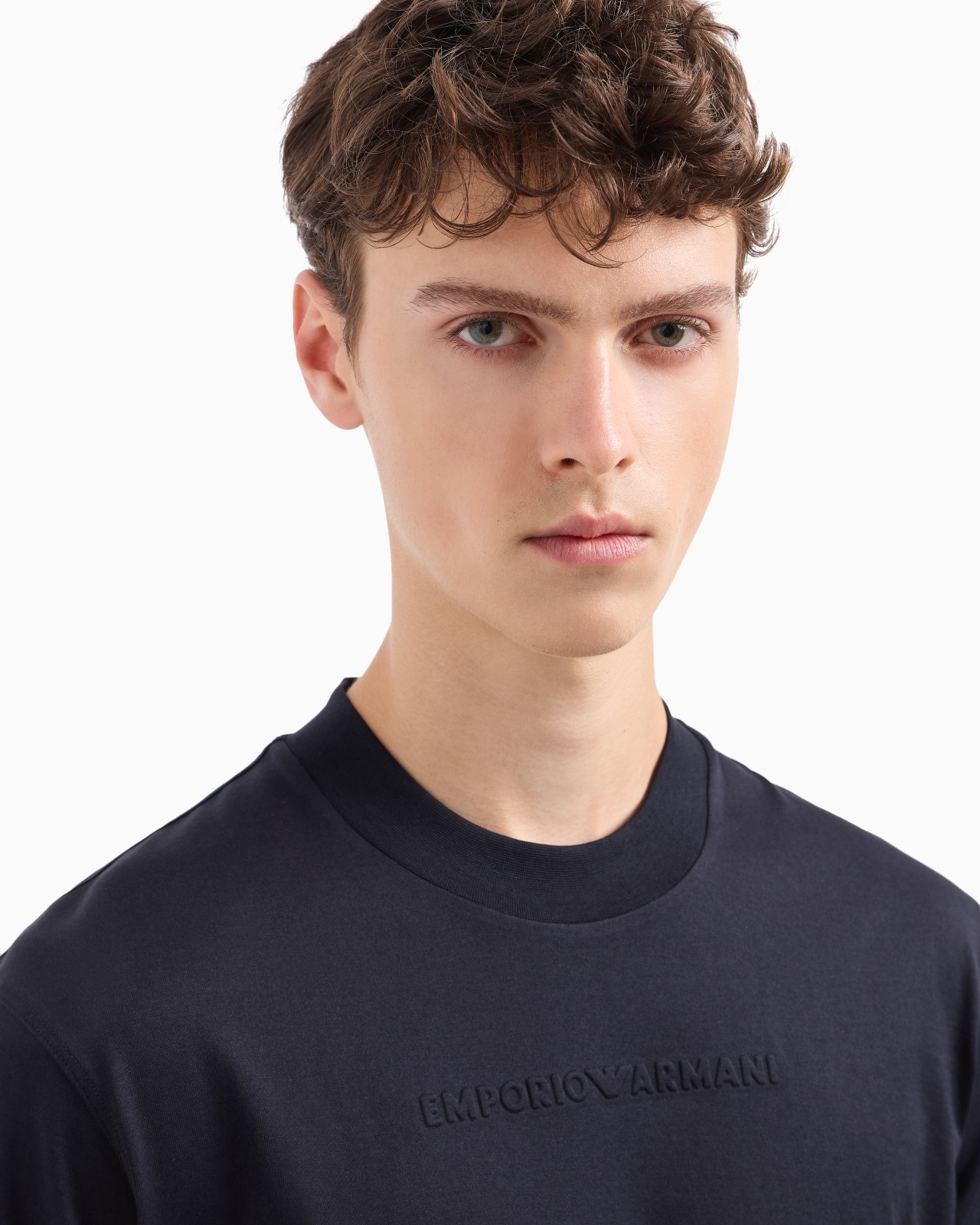 Pima-jersey T-shirt with ASV domed logo - 5