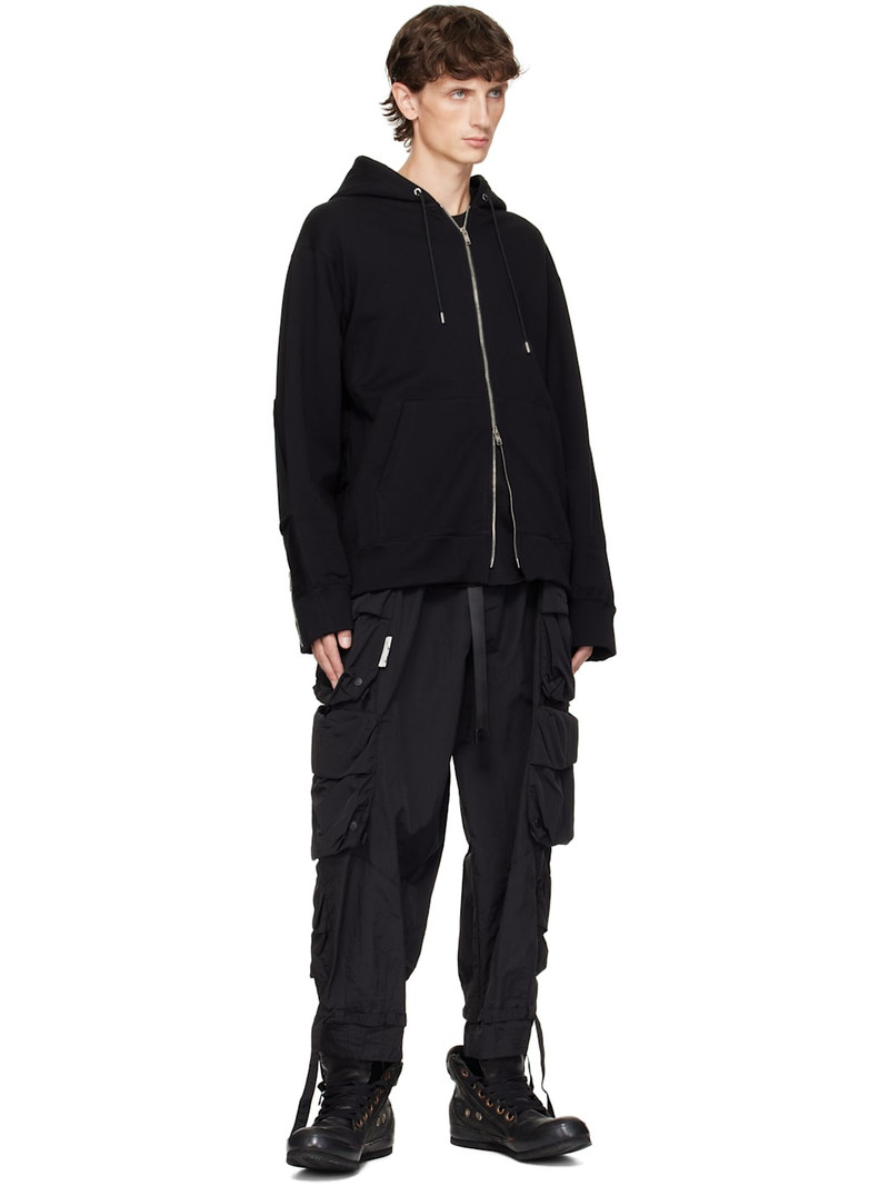 mastermind JAPAN Black Puzzle Full-Zip Hoodie outlook