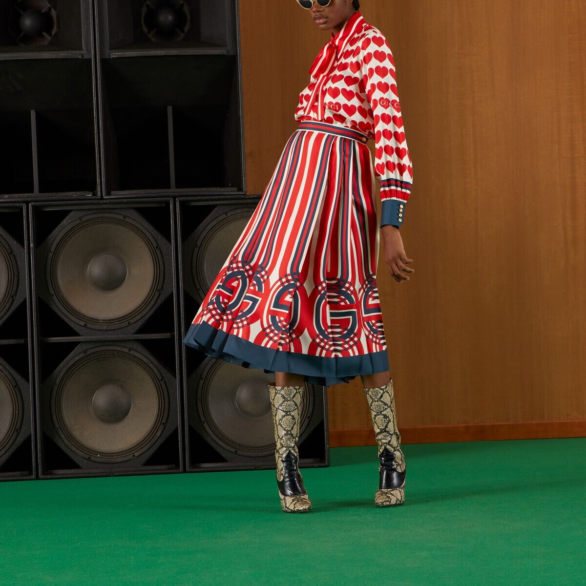 G optical silk skirt - 6