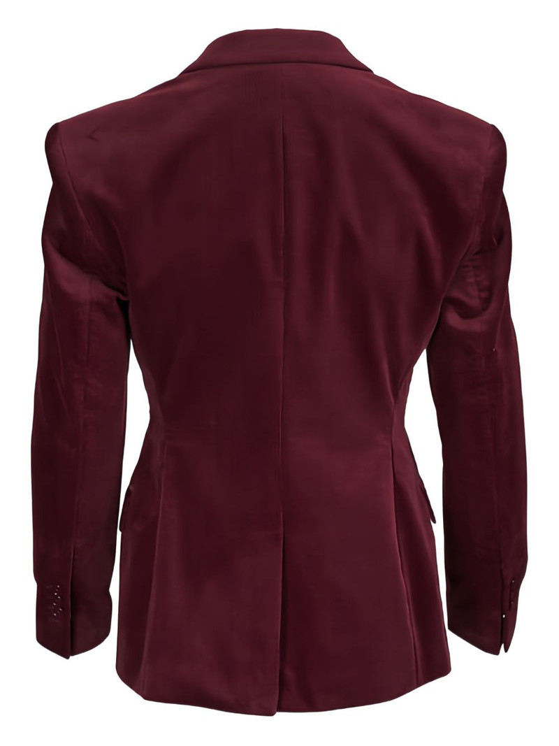 DOROTHEE SCHUMACHER buttoned velvet blazer outlook