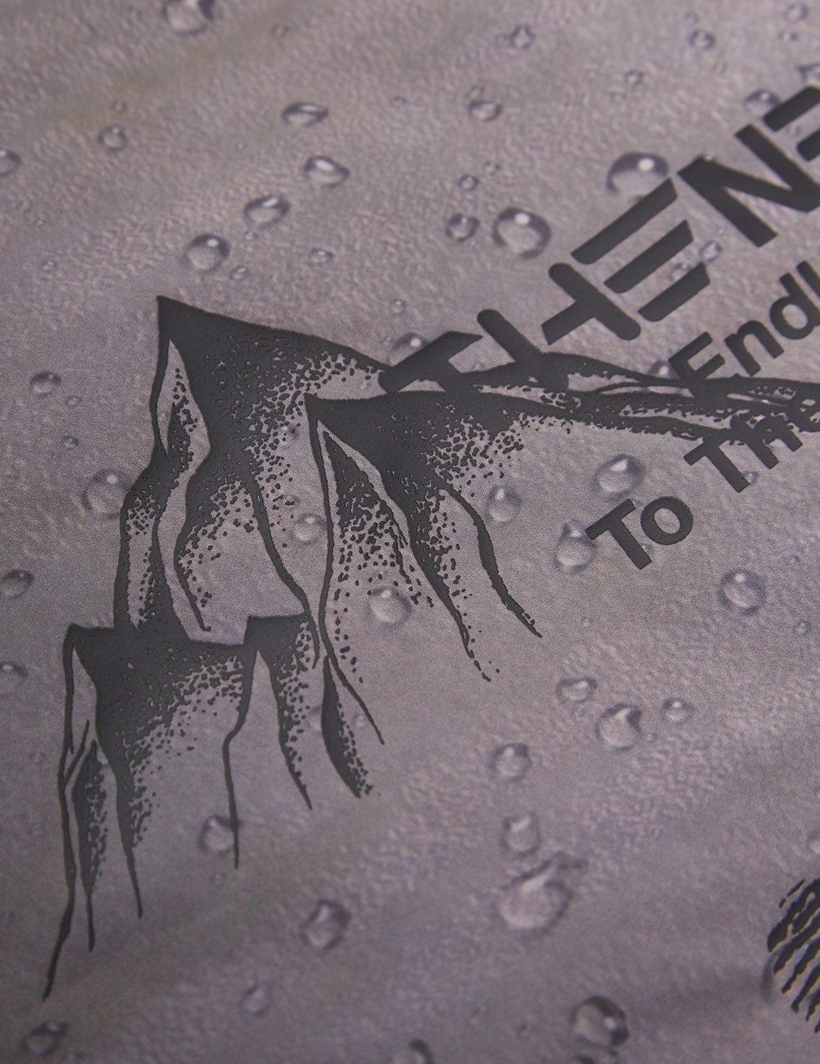 3D Raindrop Print Trail Windbreaker Jacket - 16