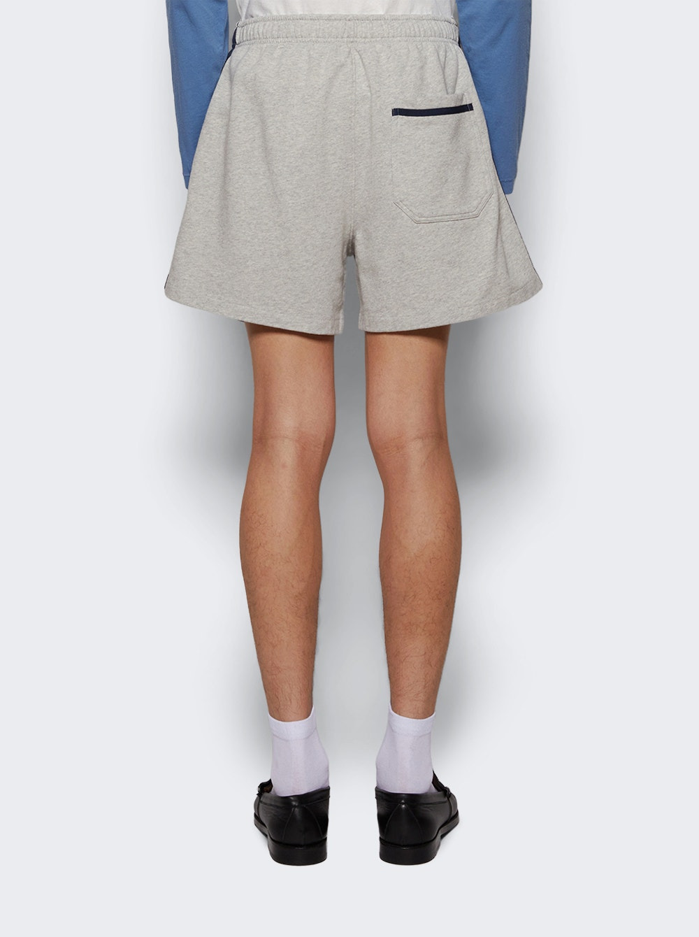 Crew Side Stripe Sweat Shorts Heather Grey - 4