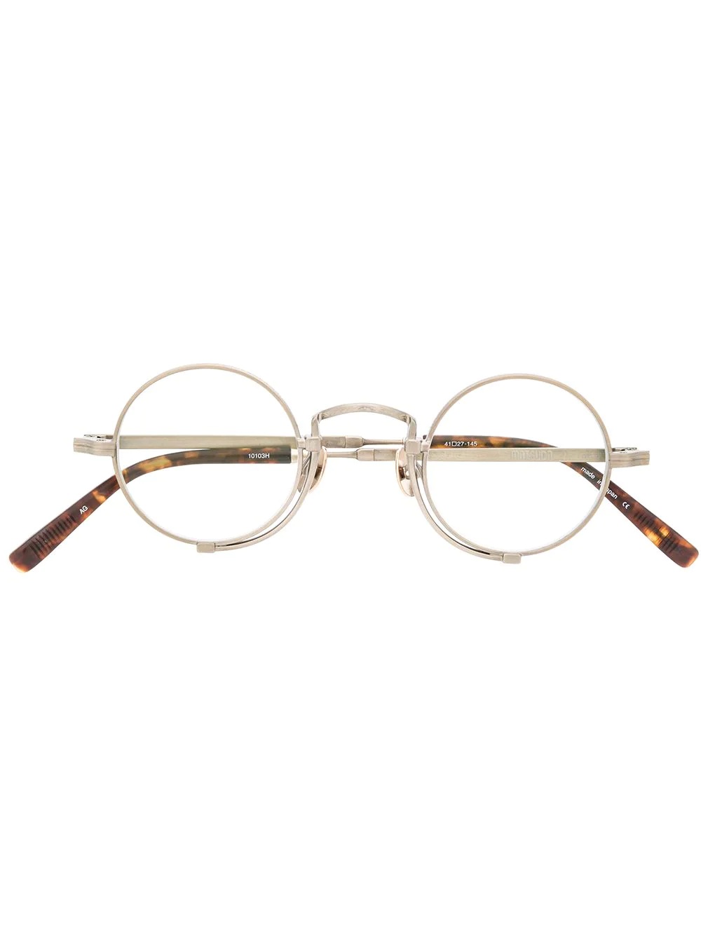 oval frame glasses - 1