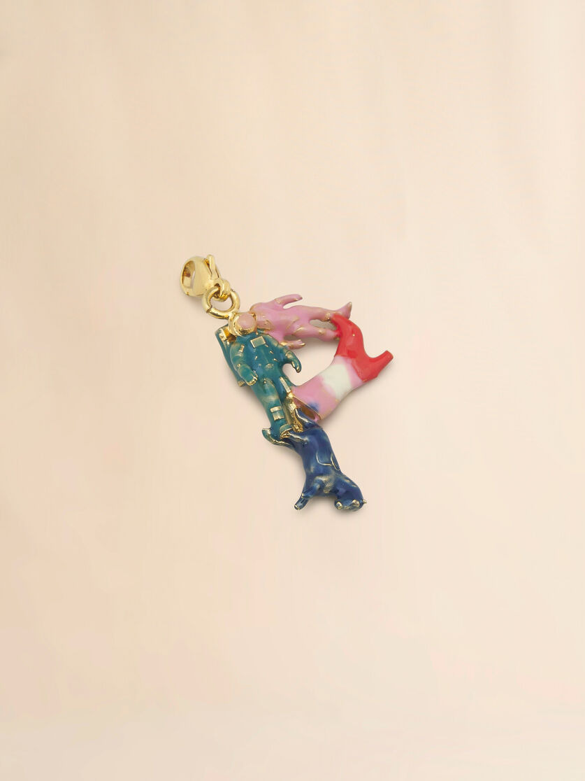 MARNI ALPHABET "P" CHARM - 3