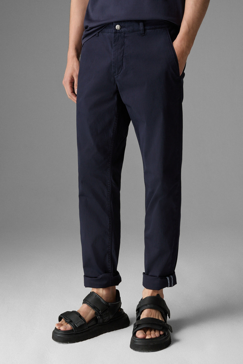 Niko Prime fit chinos in Navy blue 2