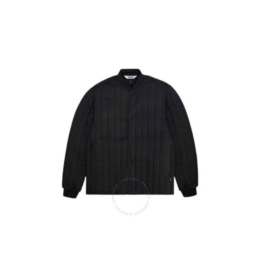 Rains Men's Black Banja Liner Bomber Jacket - 1